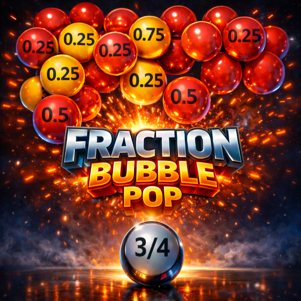 Fraction Bubble Pop